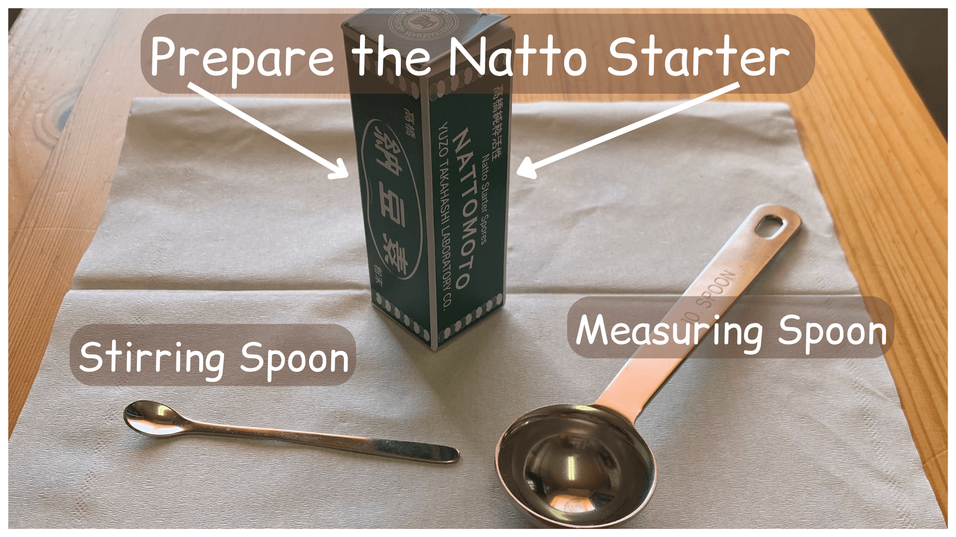 How To Make Natto:  Step Four - Prepare the Natto Starter How To Make Natto:  Step Four - Prepare the Natto Starter