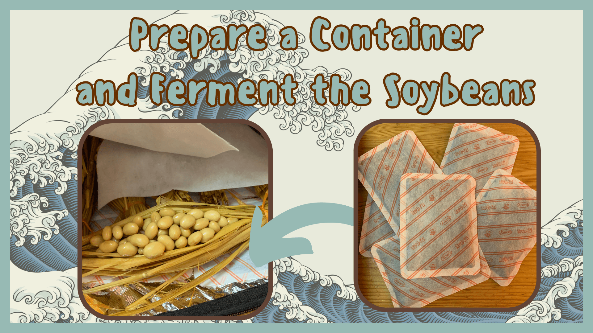 Simply Natto - How to Make Wara Natto - Step Five - Prepare a Container and Ferment the Soybeans