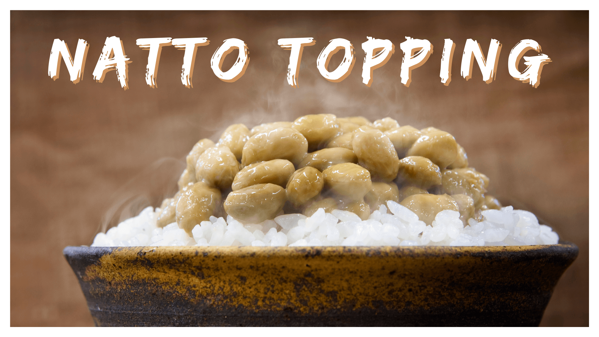 Natto Dish with Rice - Combination One - Natto Topping Natto Dish with Rice - Combination One - Natto Topping