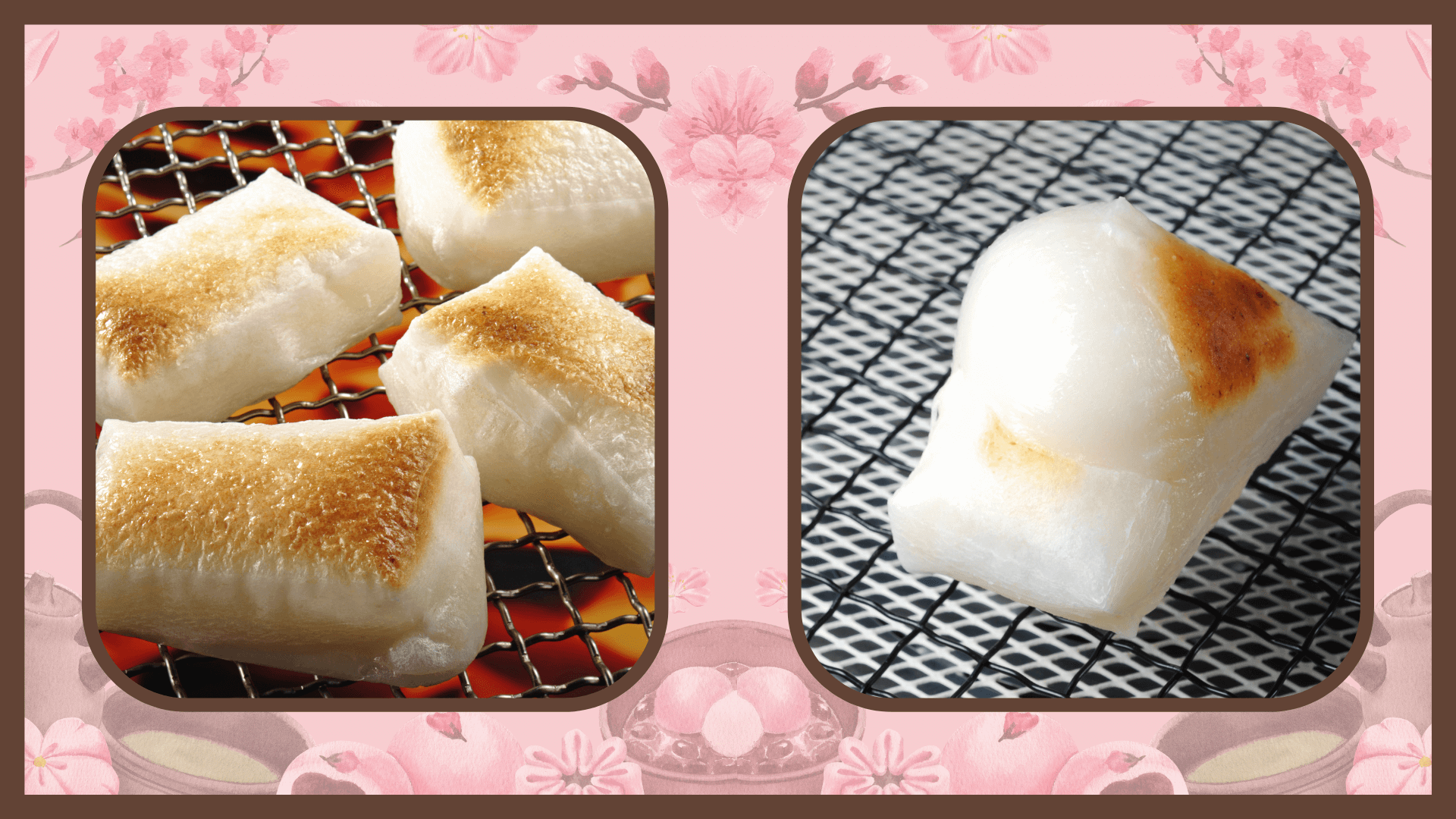 Natto Dish with Rice - Combination Five - Natto Rice Cake