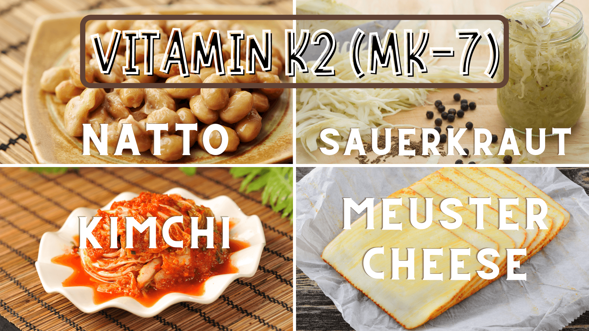 Foods with the same type of Vitamin K2 (MK-7) as Natto Vitamin K2 (MK-7) Foods